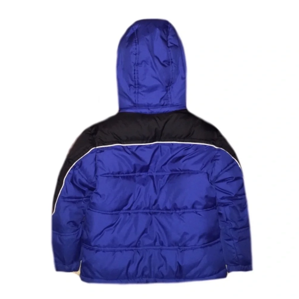 TIMBER Boy's Blue, Black And White Winter Coat Size Small 4